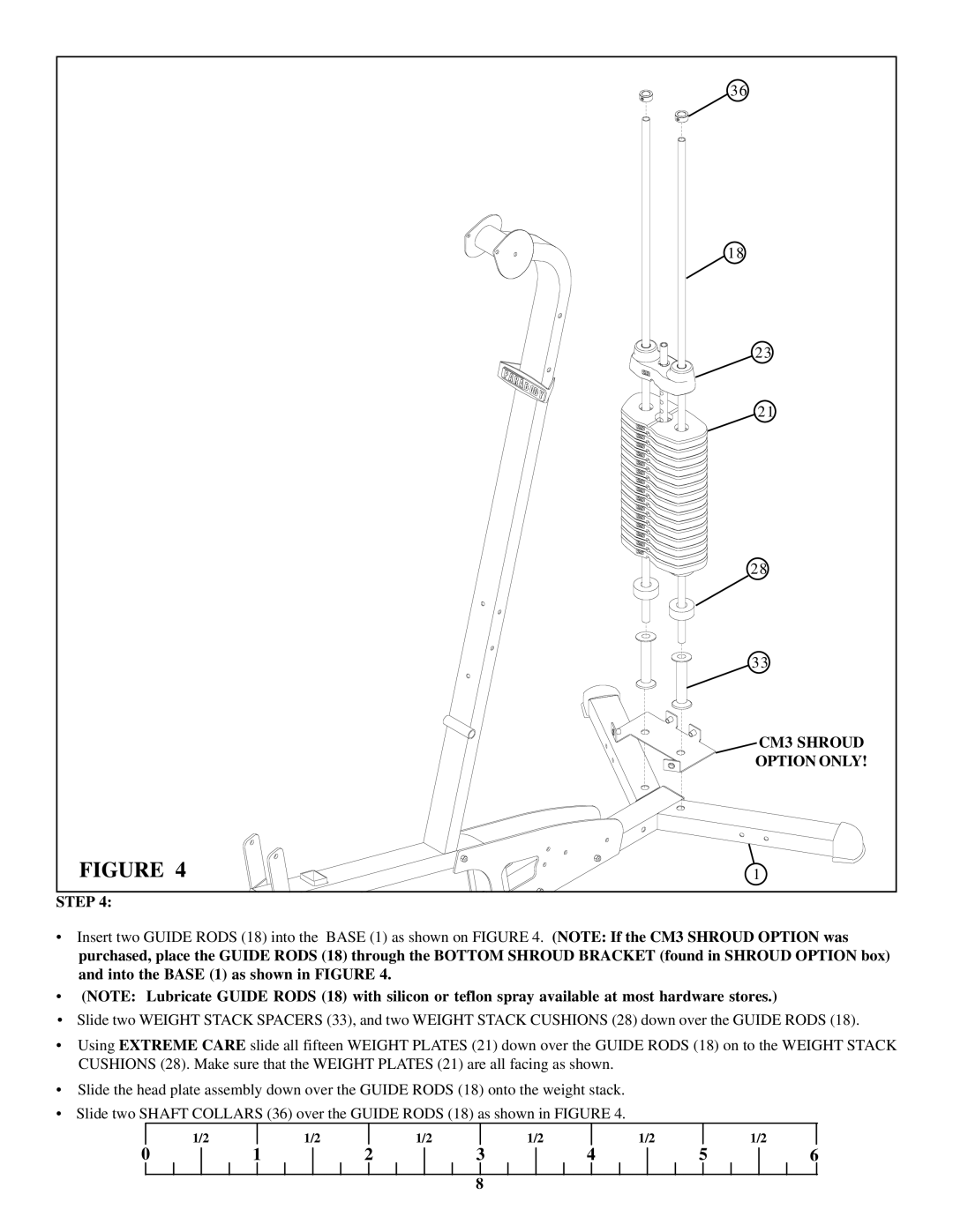 ParaBody cm3 manual CM3 Shroud, Option only 