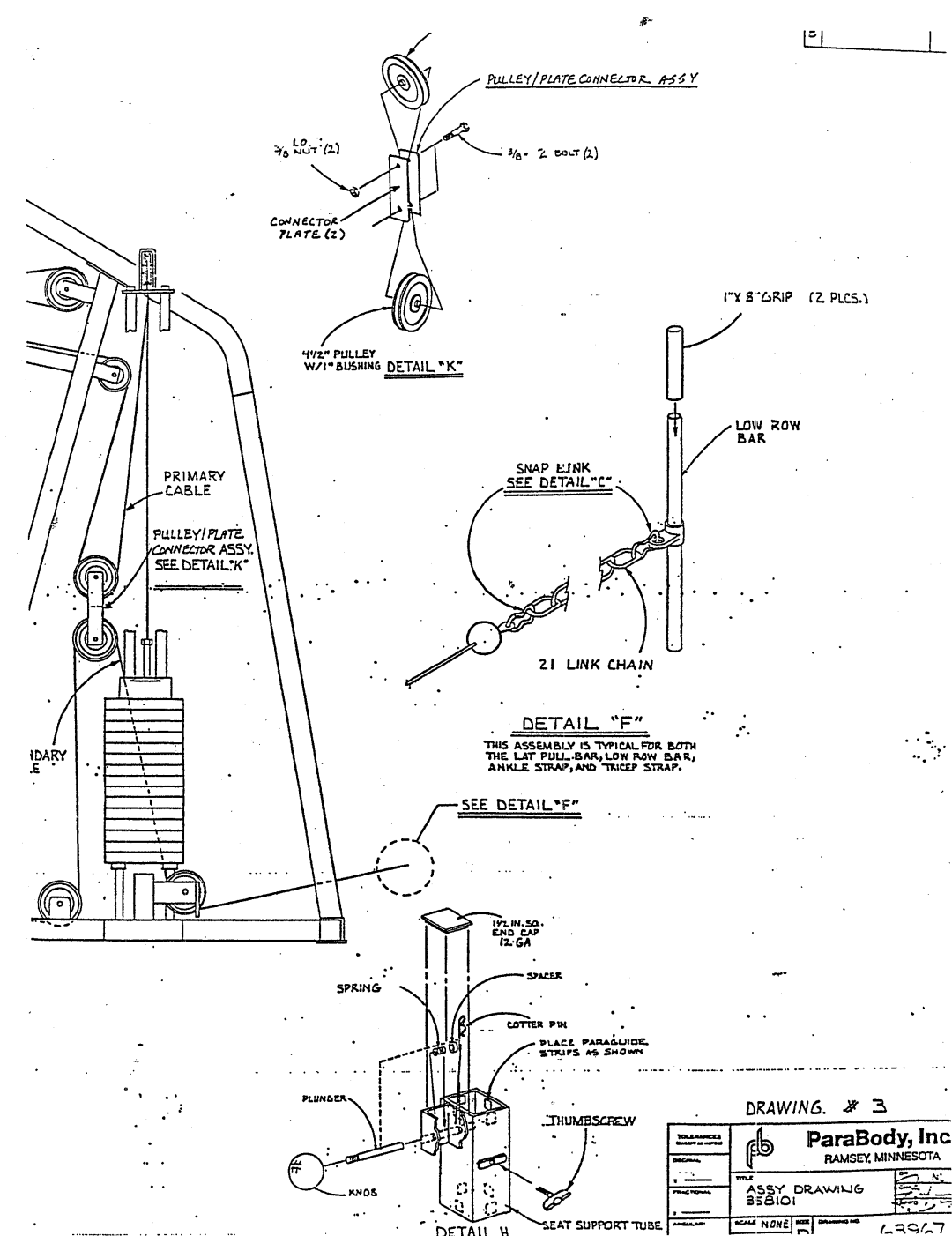 ParaBody ex 350 manual See bETAILF 