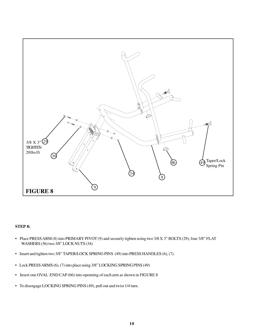 ParaBody GS2 manual Tighten 