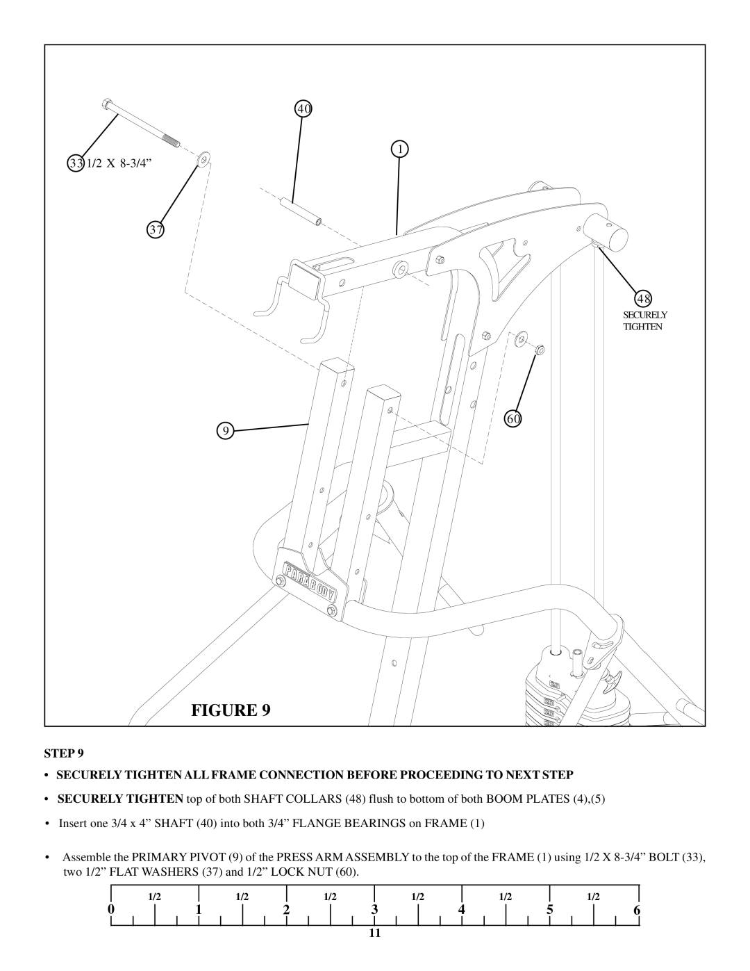 ParaBody GS2 manual 33 1/2 X 8-3/4 