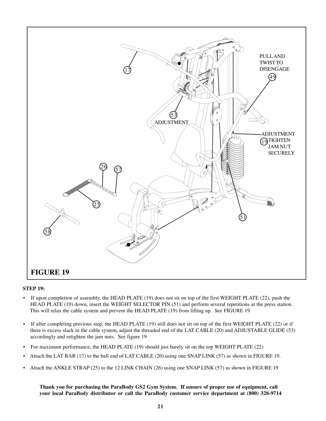 ParaBody GS2 manual Pull 