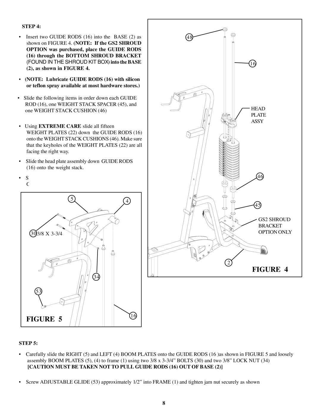 ParaBody GS2 manual Step 