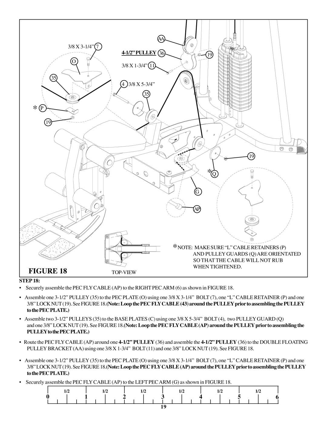 ParaBody GS4 manual Pulley 