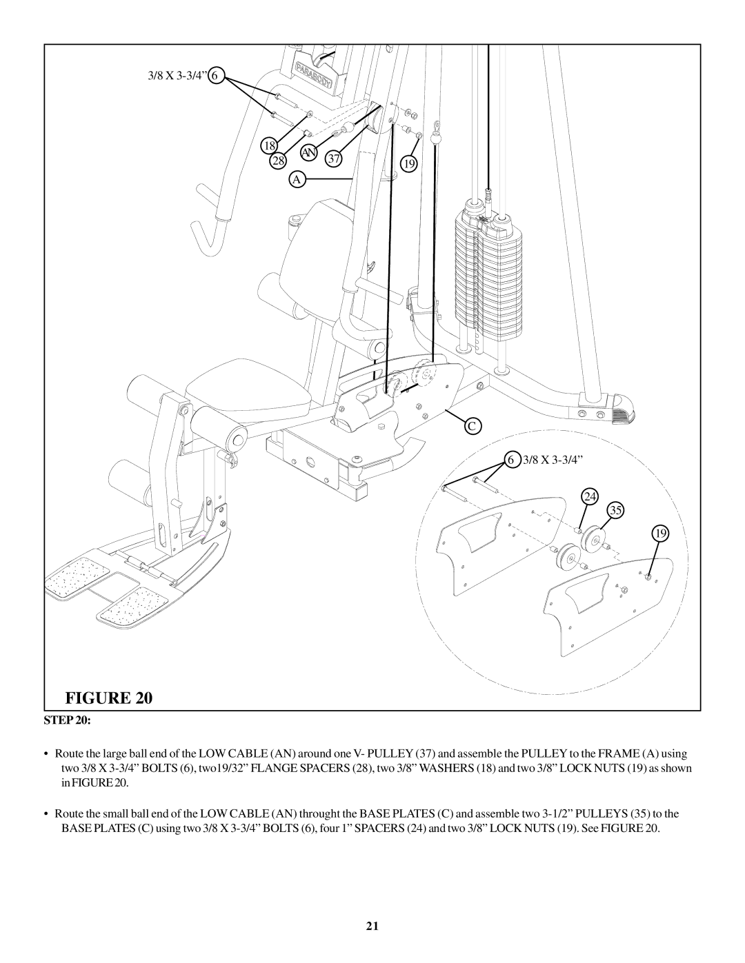 ParaBody GS4 manual X 3-3/4 8 X 3-3/4 