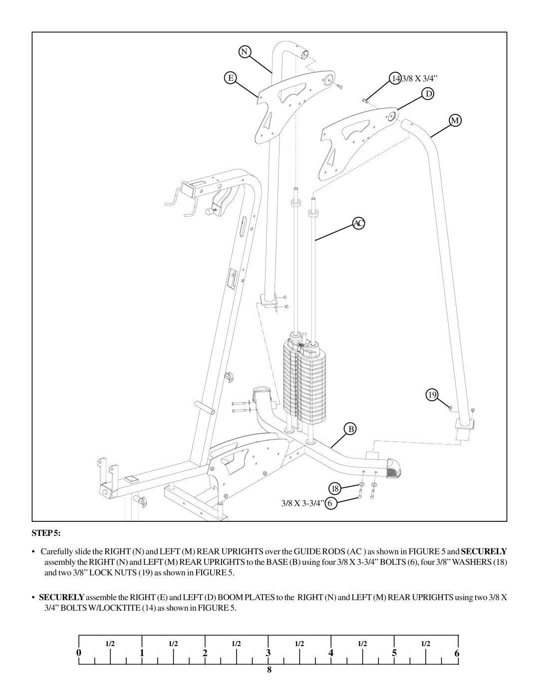 ParaBody GS4 manual 14 3/8 X 3/4 