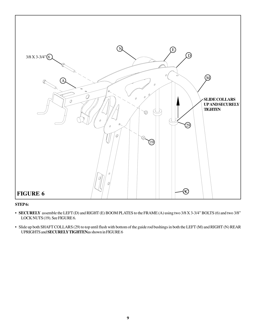 ParaBody GS4 manual Slide Collars 