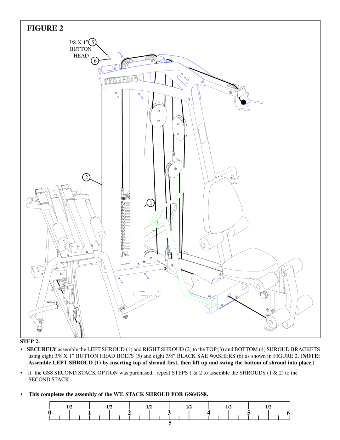 ParaBody GS8 manual Button 