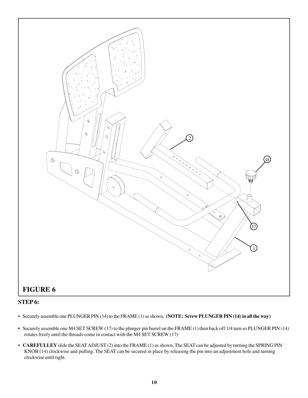 ParaBody Leg Press 5 manual Step 