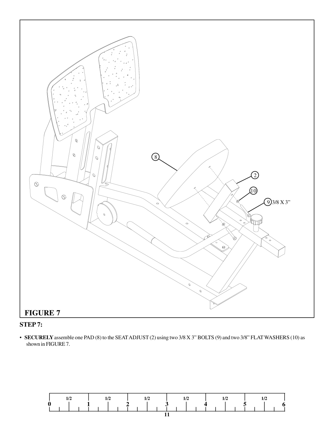 ParaBody Leg Press 5 manual 8 X 