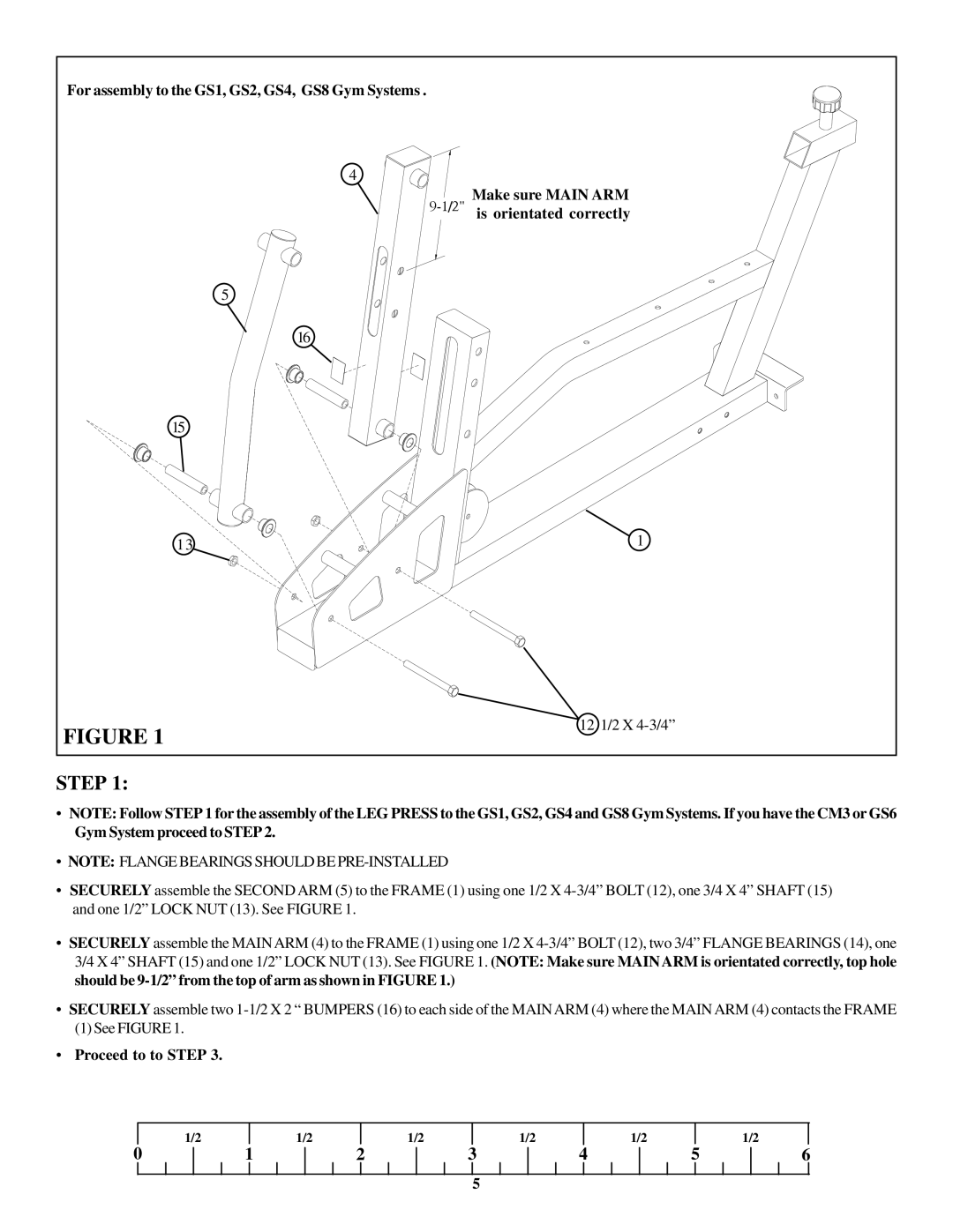 ParaBody Leg Press 5 manual Step 