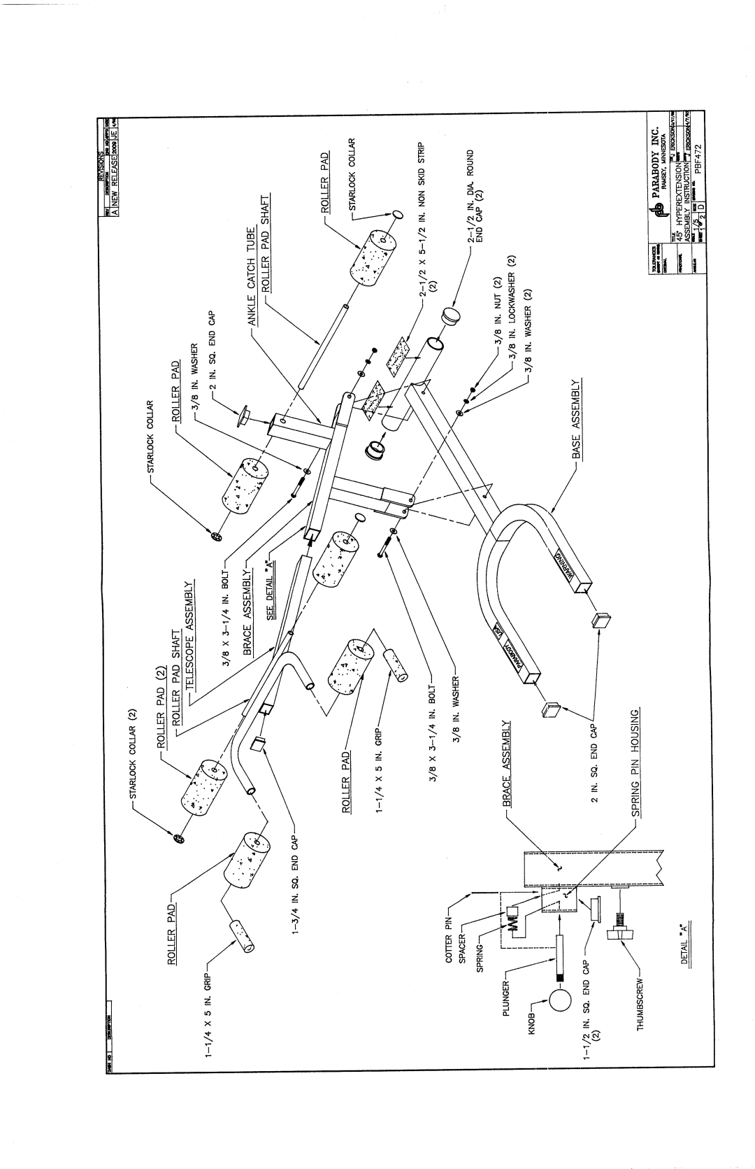 ParaBody PBF 472 manual 