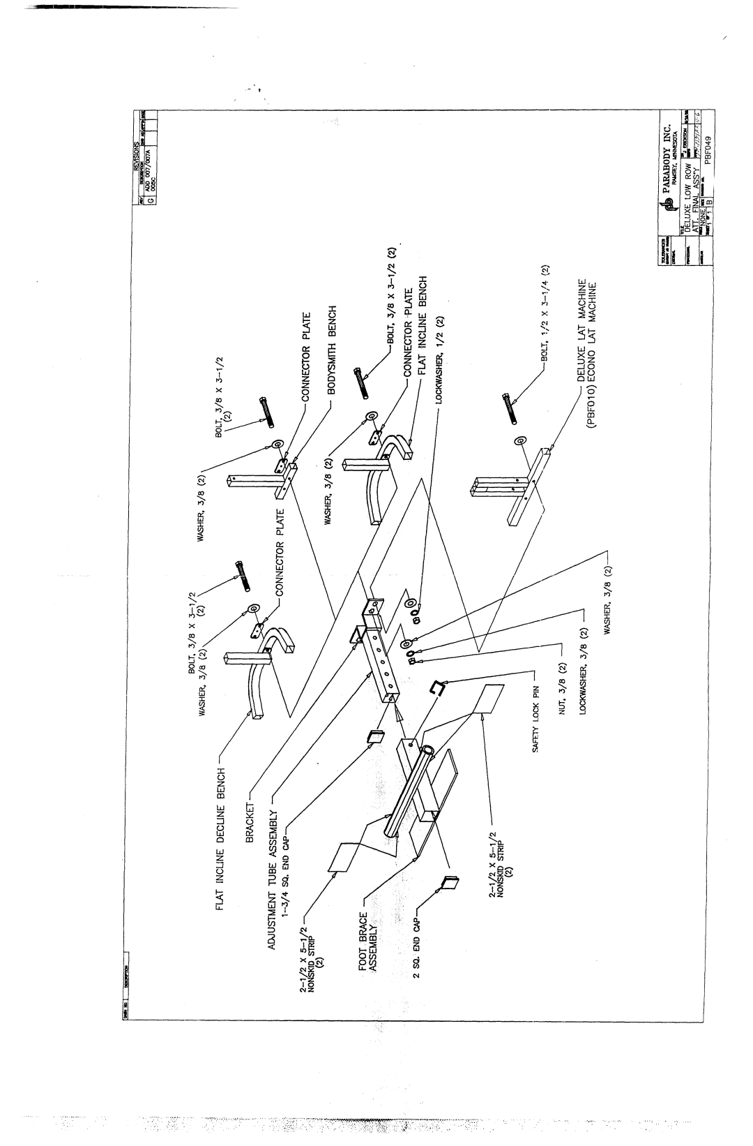 ParaBody PBF049A manual 