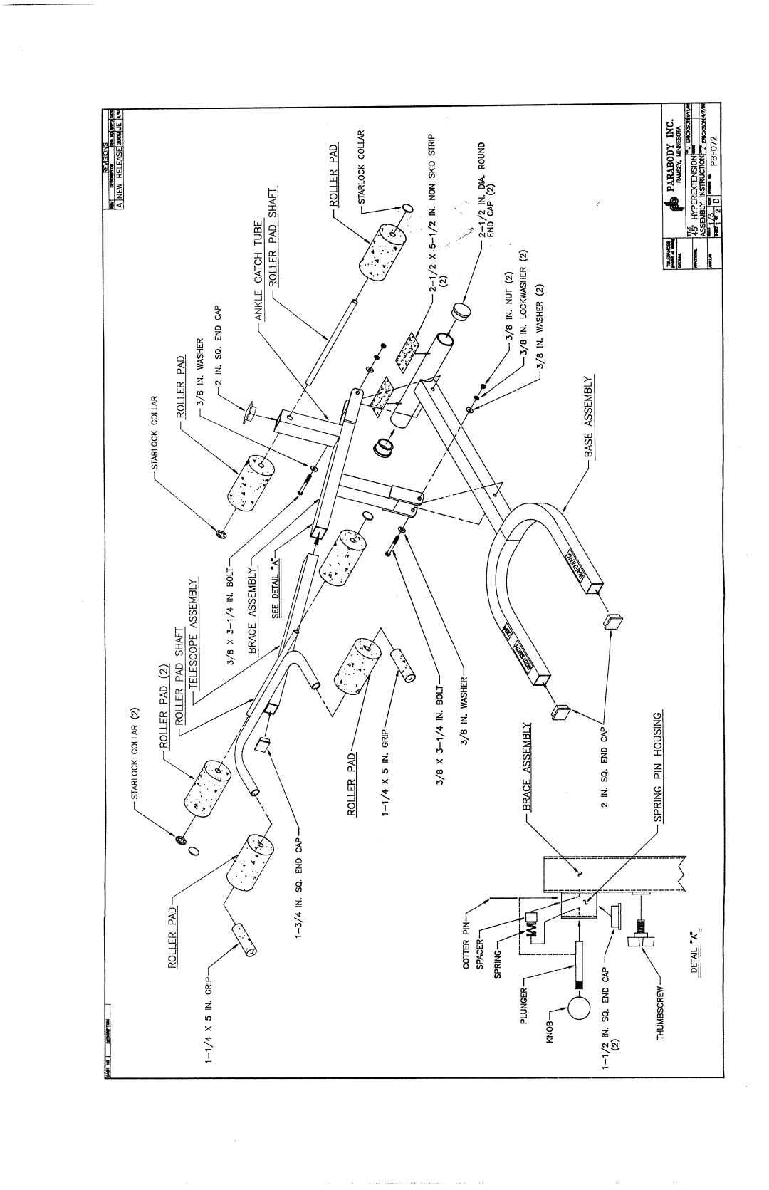 ParaBody PBF072 manual 