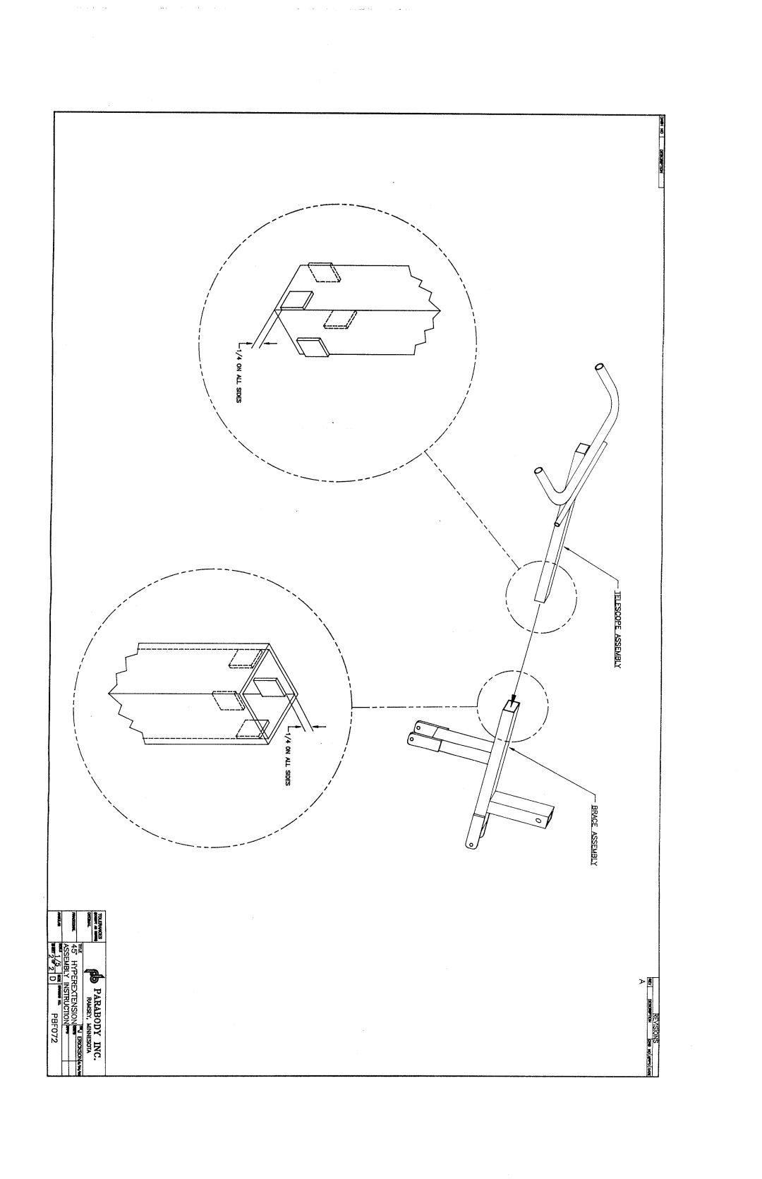 ParaBody PBF072 manual 