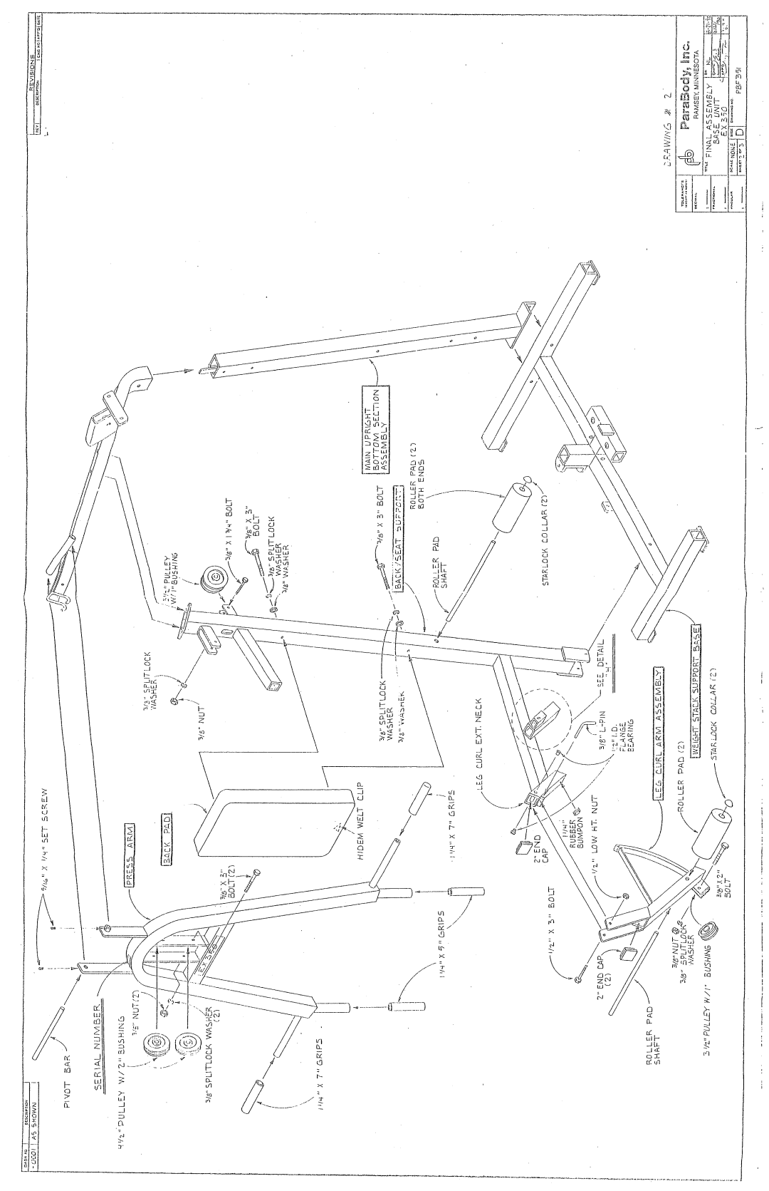 ParaBody PBF351 manual ~~ ~ 