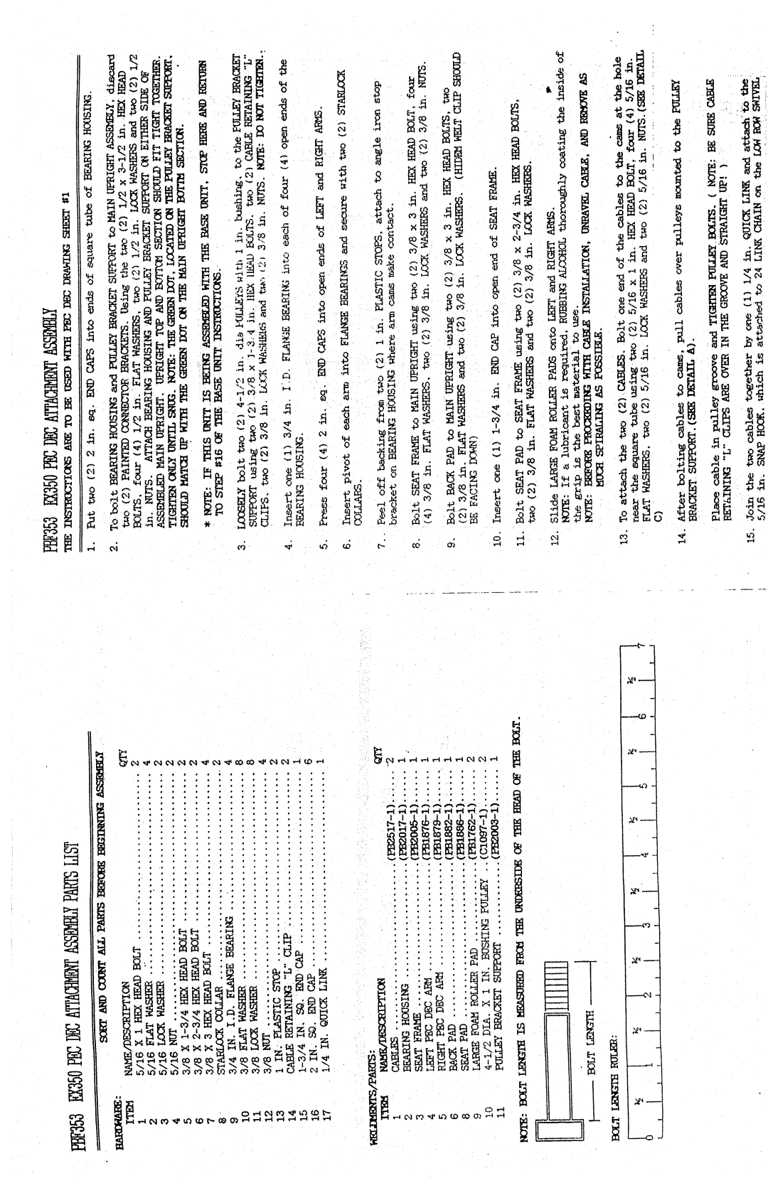 ParaBody PBF353 manual 