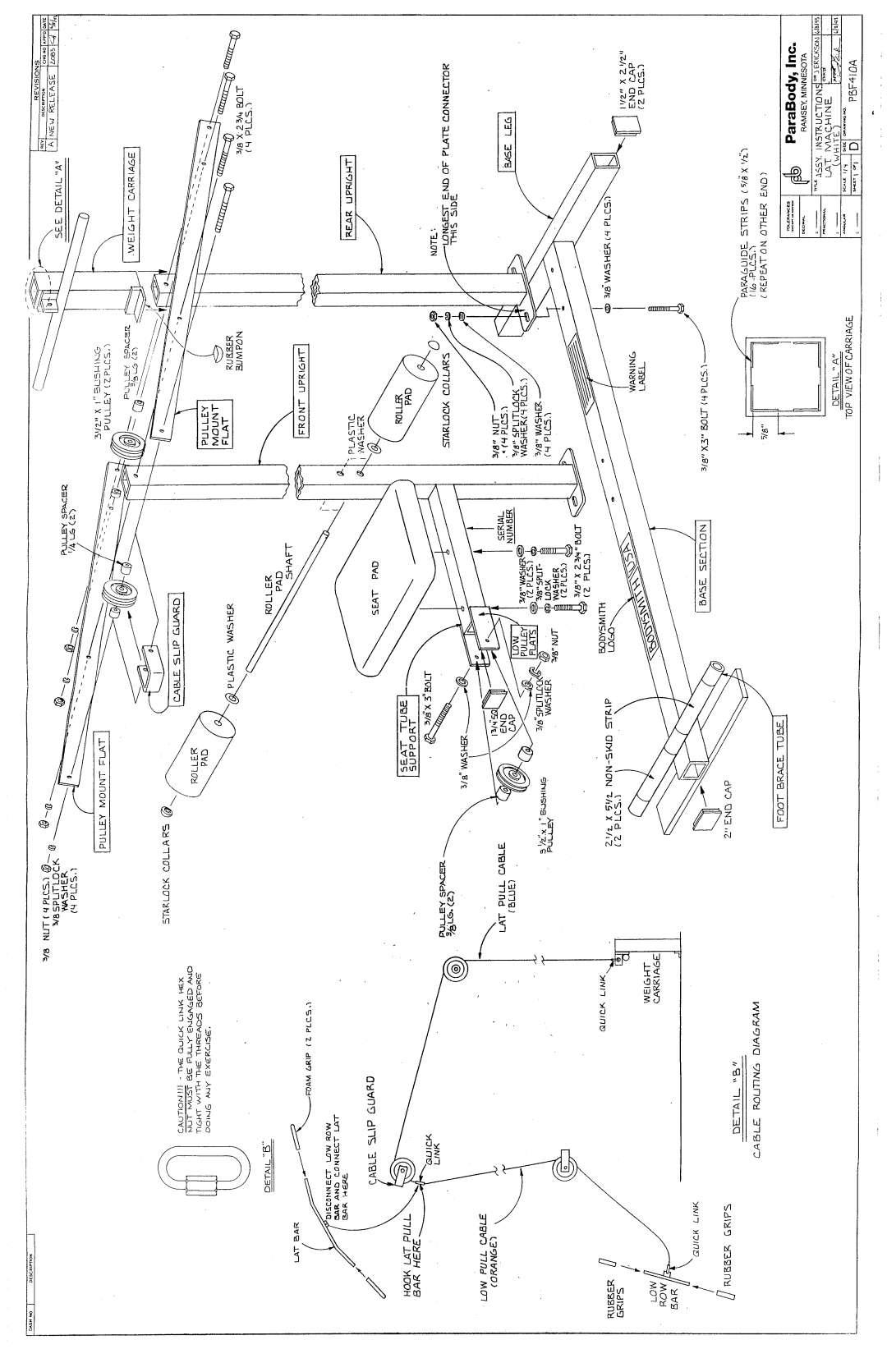 ParaBody PBF410A manual 