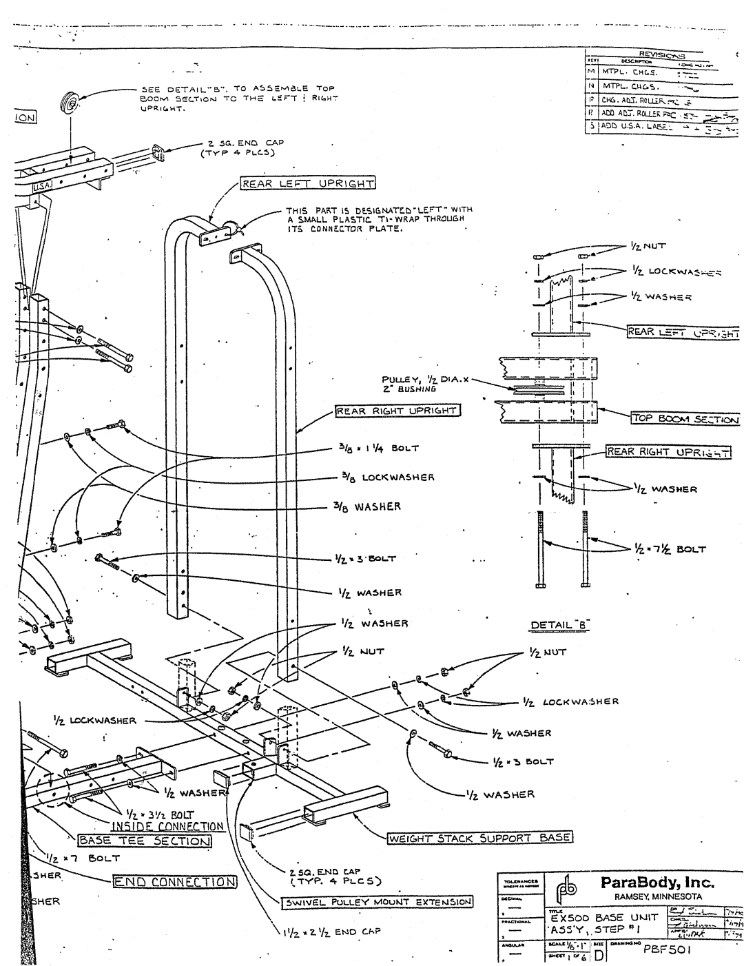 ParaBody PBF501 manual INSII3E£/NNECTION 