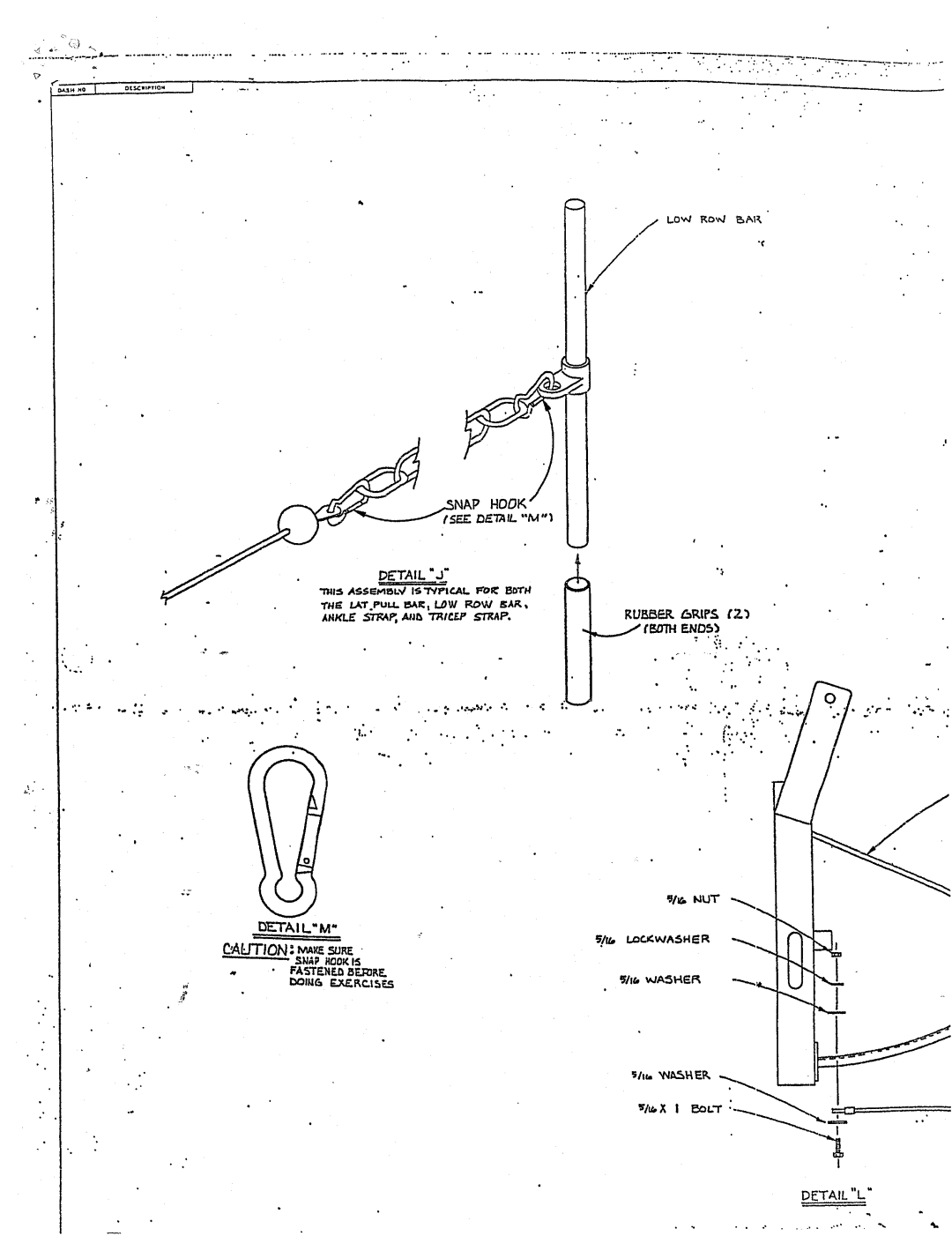 ParaBody PBF501 manual Detail 