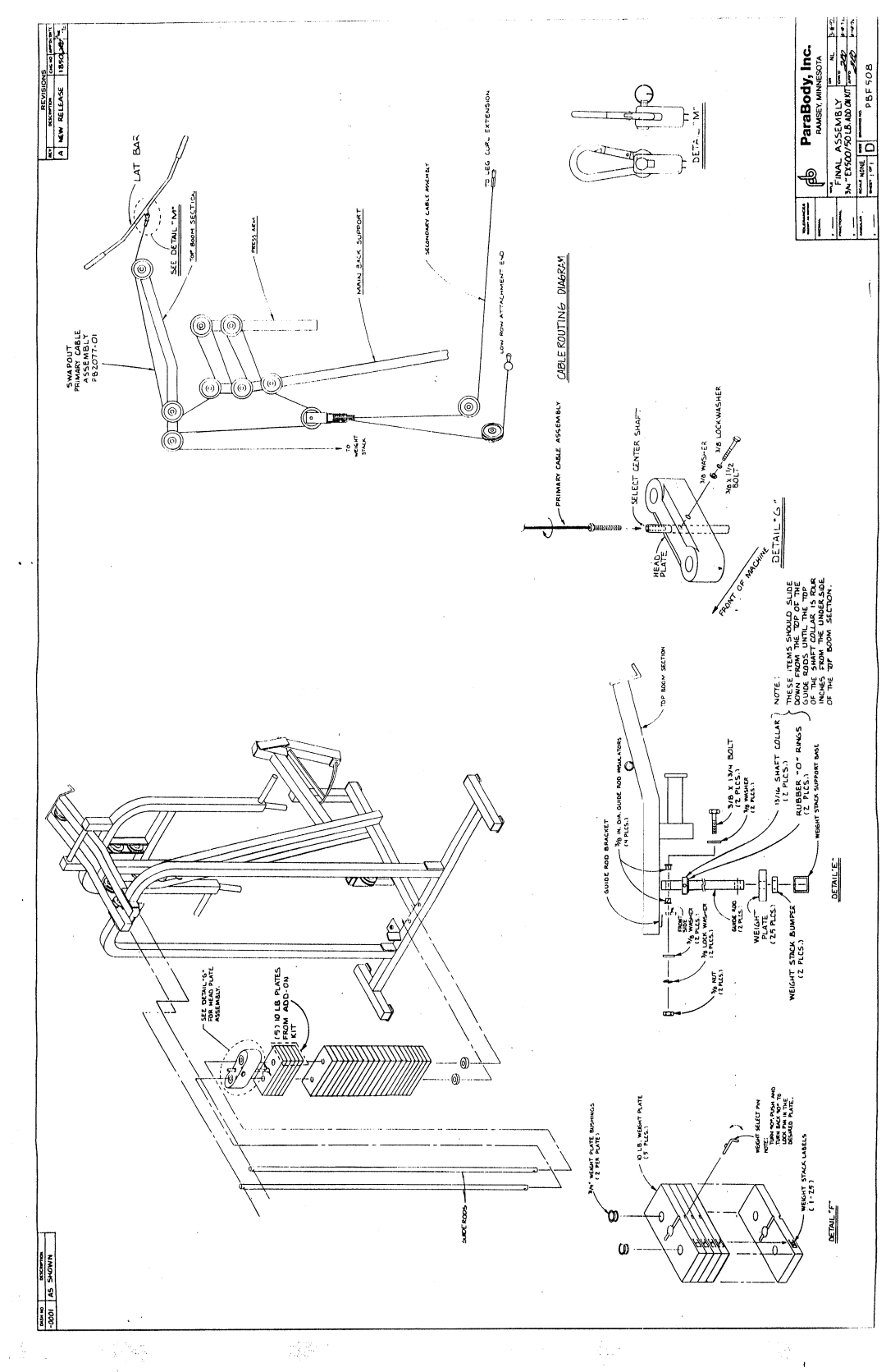 ParaBody PBF508 manual 