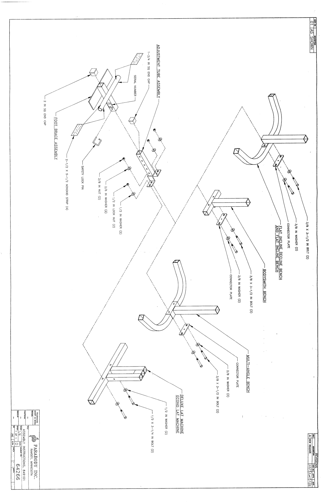 ParaBody PBF849 manual 