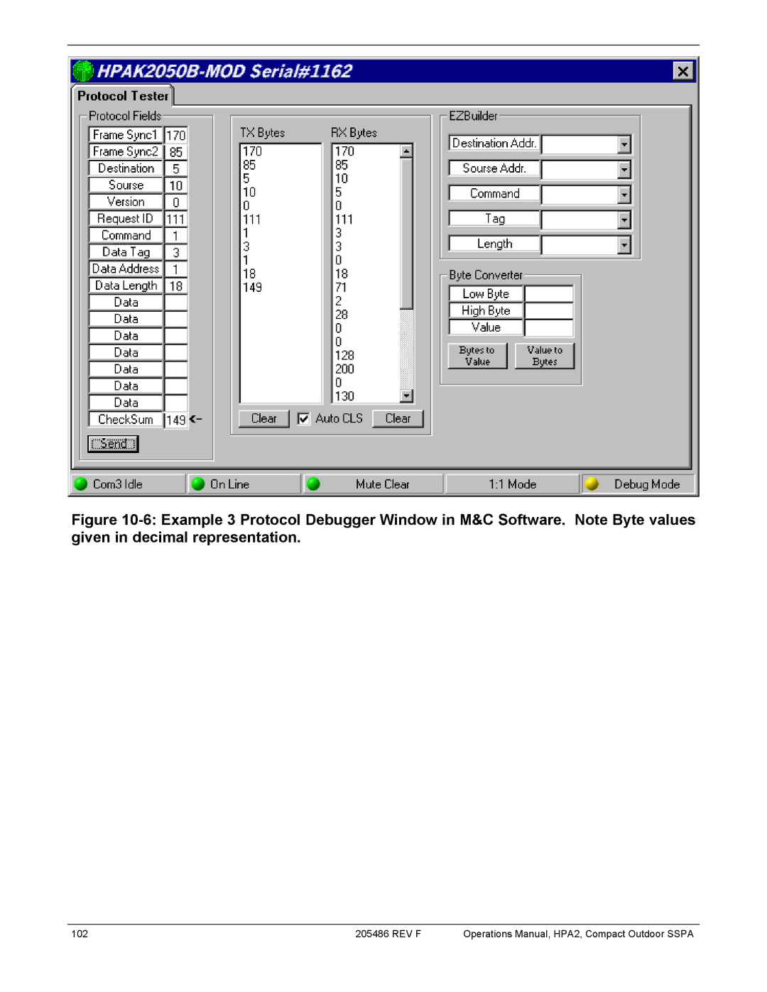 Paradise 205486 REV F manual REV F Operations Manual, HPA2, Compact Outdoor Sspa 