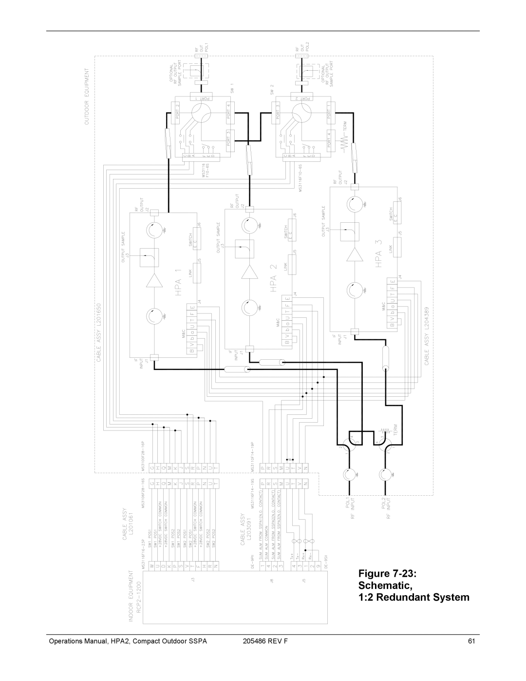 Paradise 205486 REV F manual Schematic Redundant System 