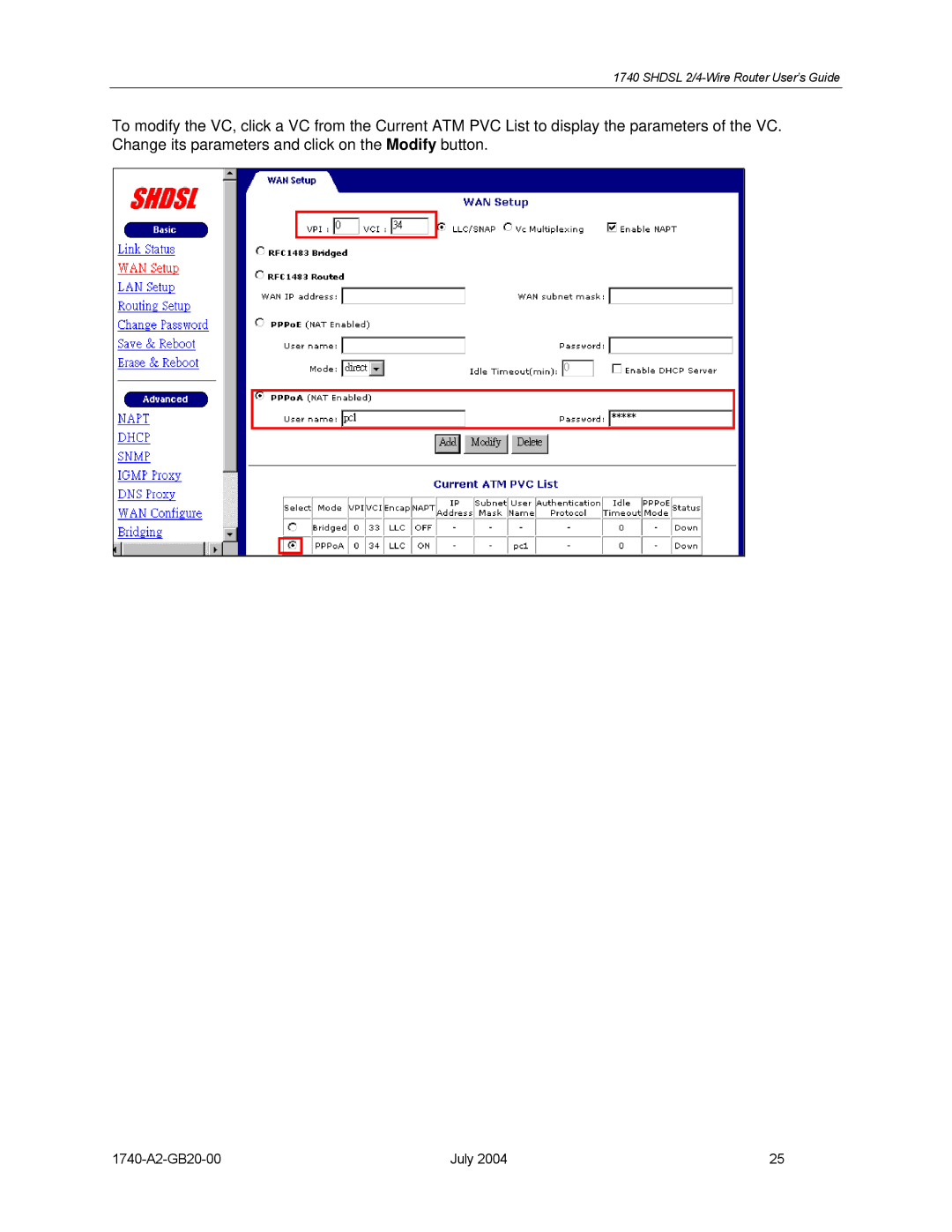 Paradyne 1740 SHDSL manual 1740-A2-GB20-00 July 