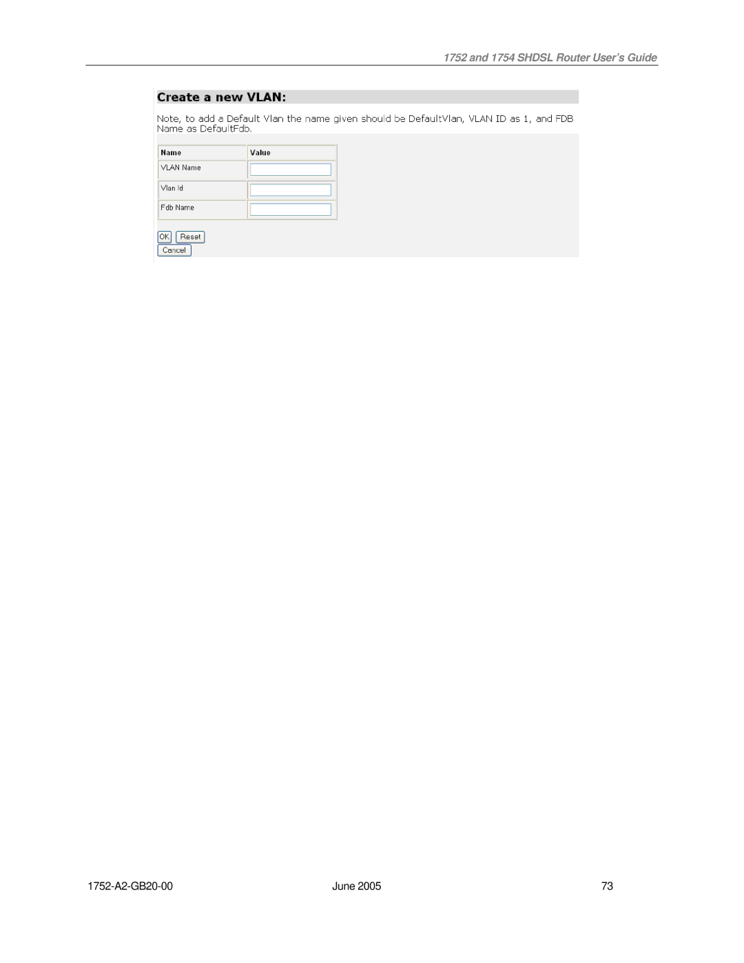 Paradyne 1754 manual Shdsl Router User’s Guide 