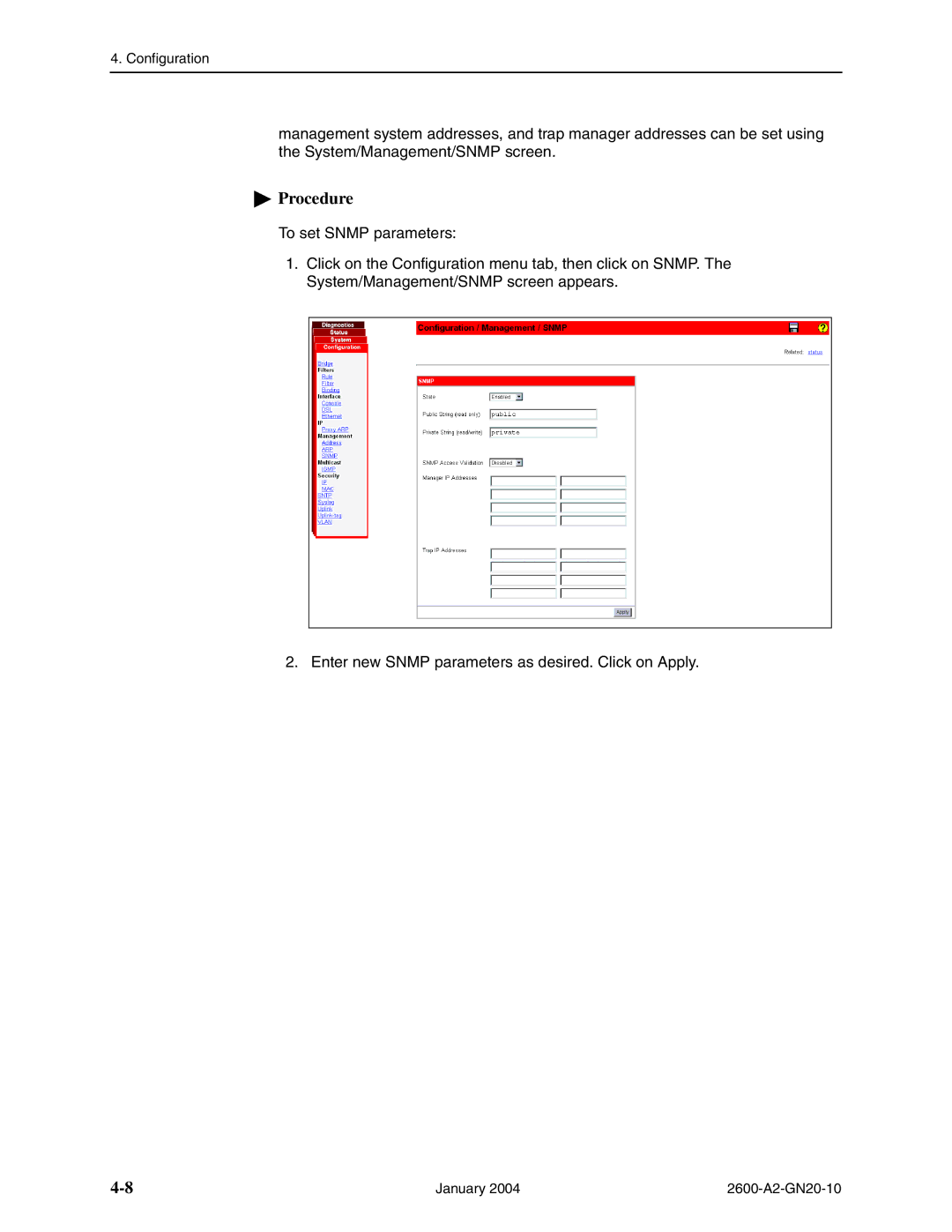 Paradyne 2600 IP DSLAM manual Procedure 