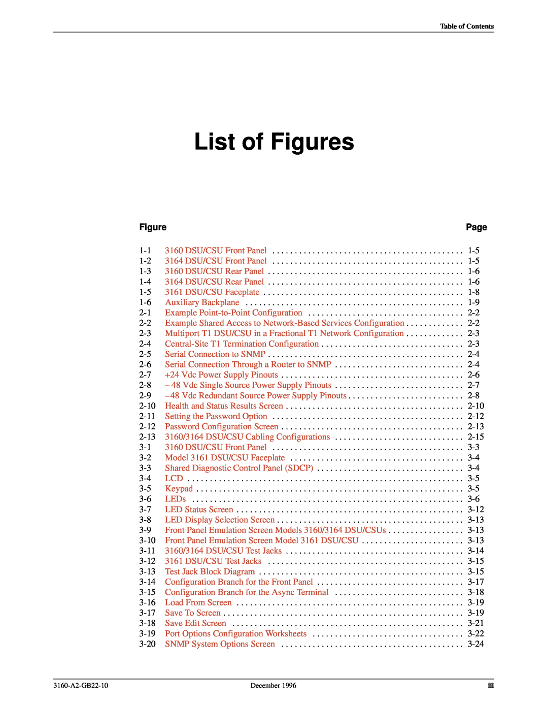 Paradyne 316x manual List of Figures, Example Shared Access to Network-Based Services Configuration 
