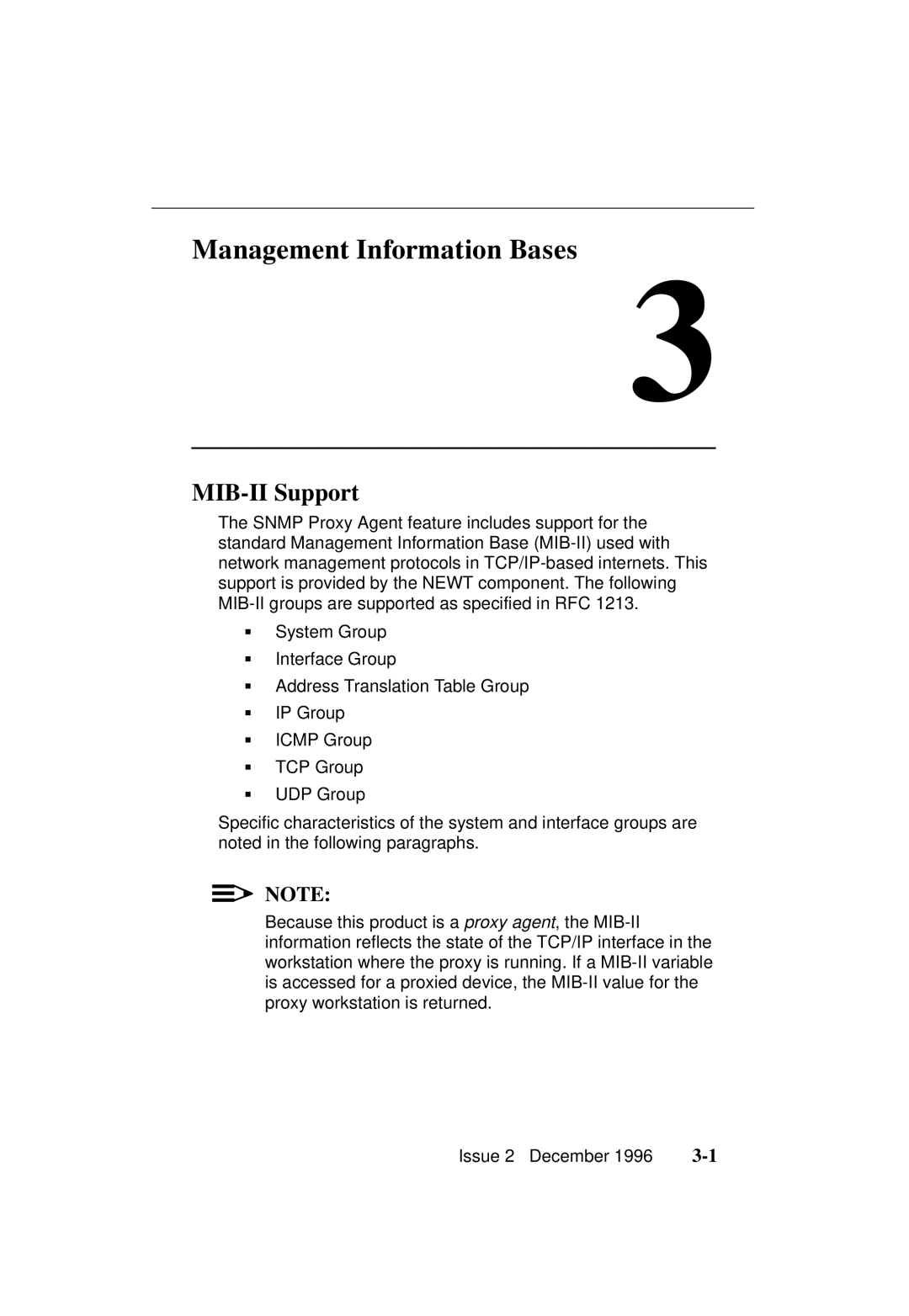 Paradyne 3700-A2-GB20-10 manual Management Information Bases, MIB-II Support 