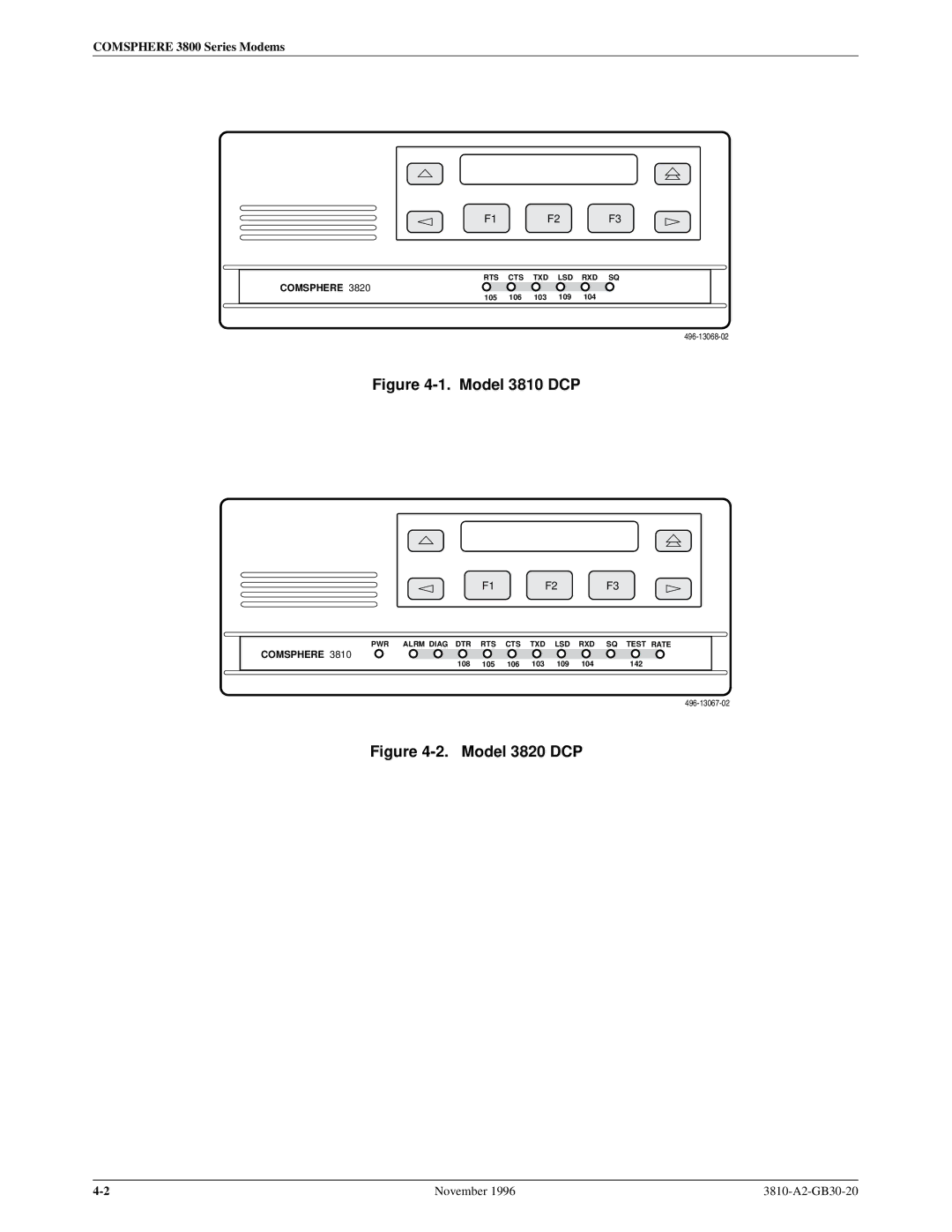 Paradyne manual Model 3810 DCP 