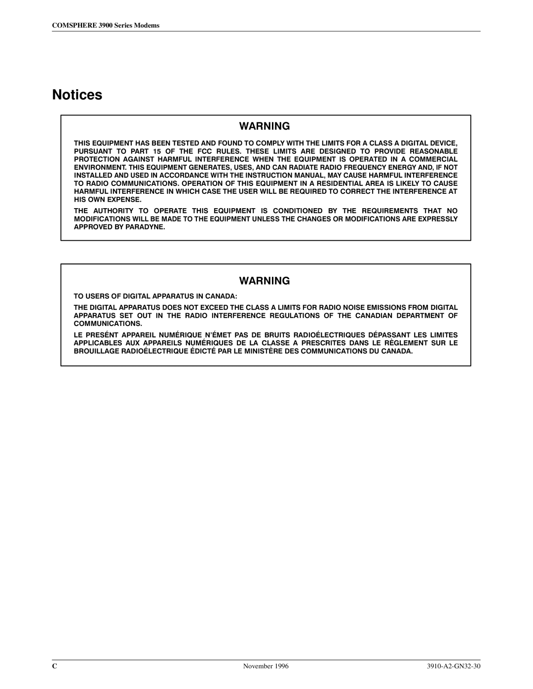 Paradyne 3910 operation manual Cc Dgd D C D Cc 