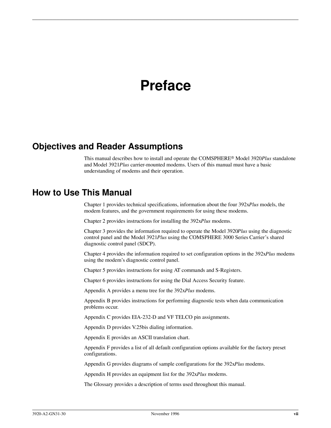 Paradyne 392xPLUS operation manual Preface, Objectives and Reader Assumptions, How to Use This Manual 