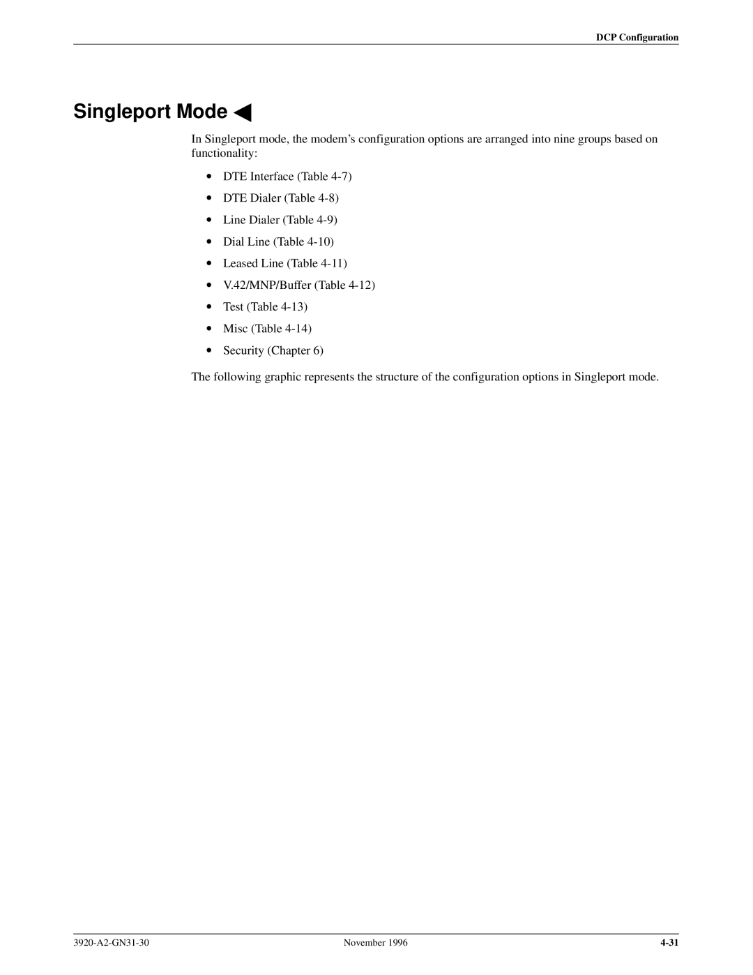 Paradyne 392xPLUS operation manual Singleport Mode a 