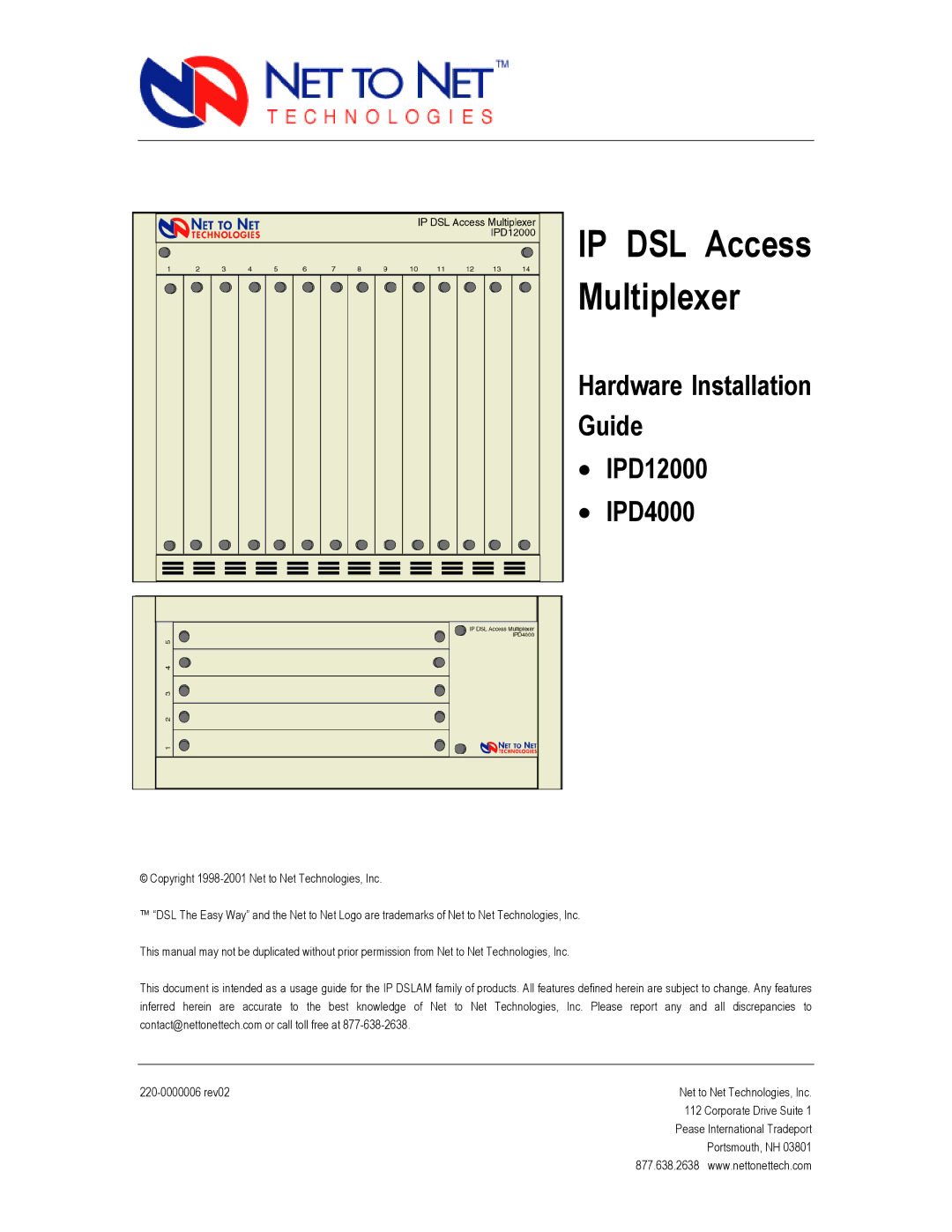 Paradyne 4000 manual IP DSL Access Multiplexer 