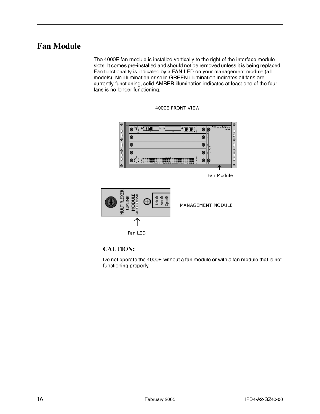 Paradyne 4000E installation instructions # # 