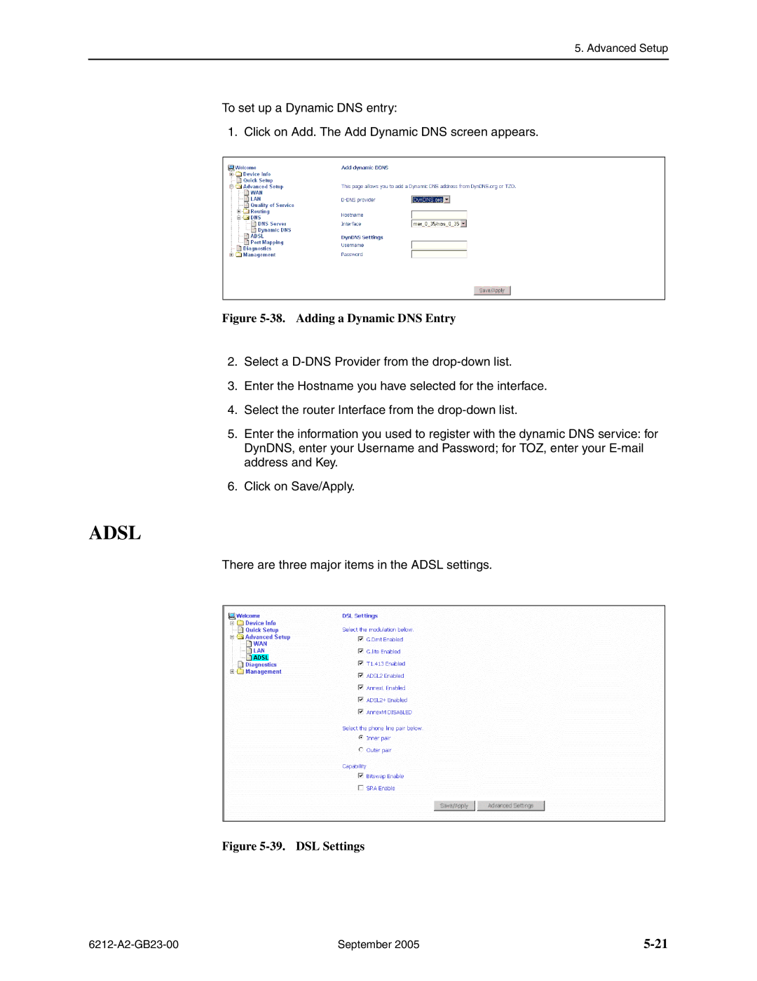 Paradyne 6212-I1 manual Adsl 