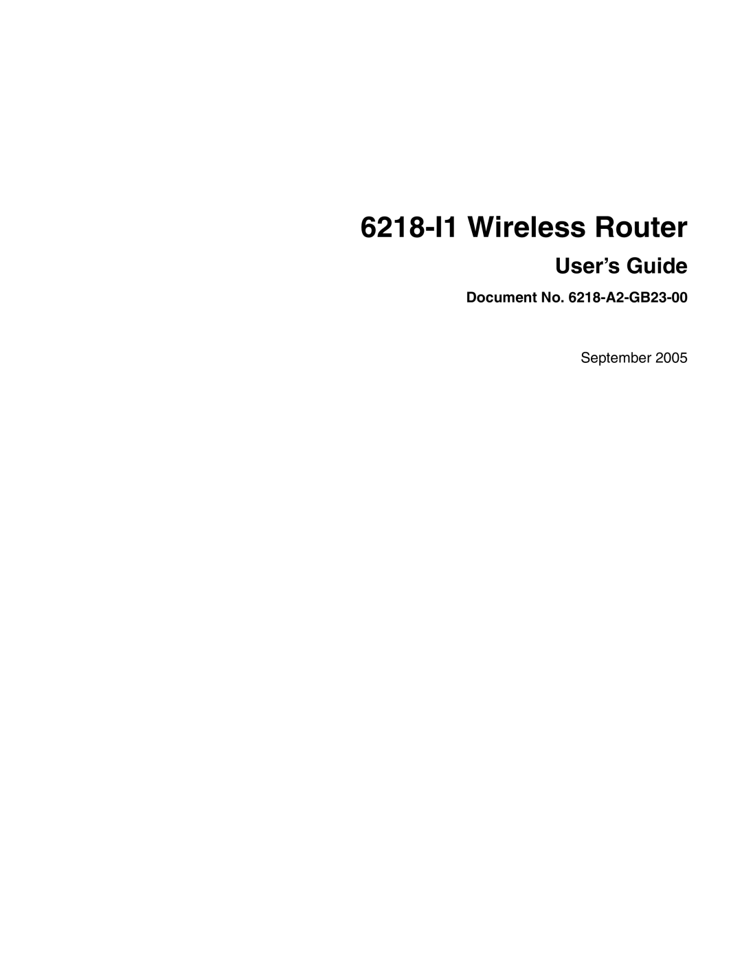 Paradyne manual 6218-I1 Wireless Router 