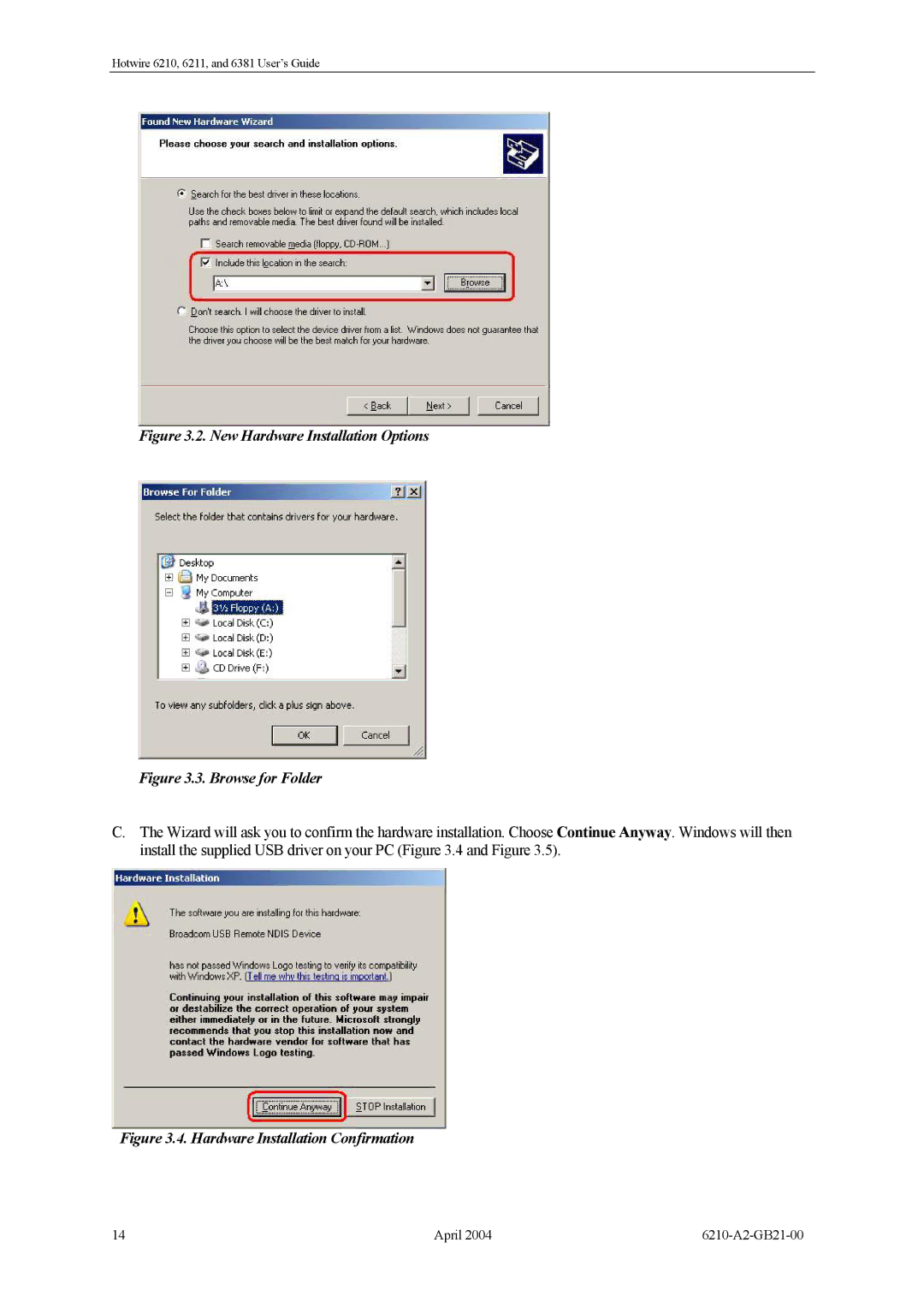 Paradyne 6210, 6381, 6211 manual New Hardware Installation Options 