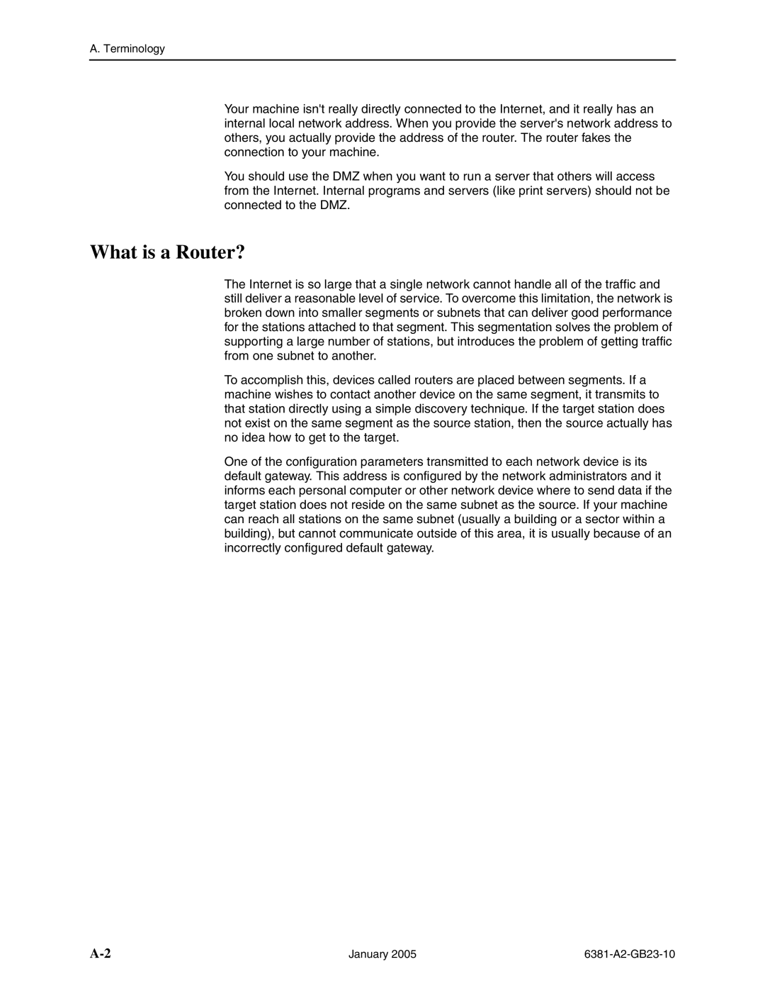 Paradyne 6381-A3 manual What is a Router? 