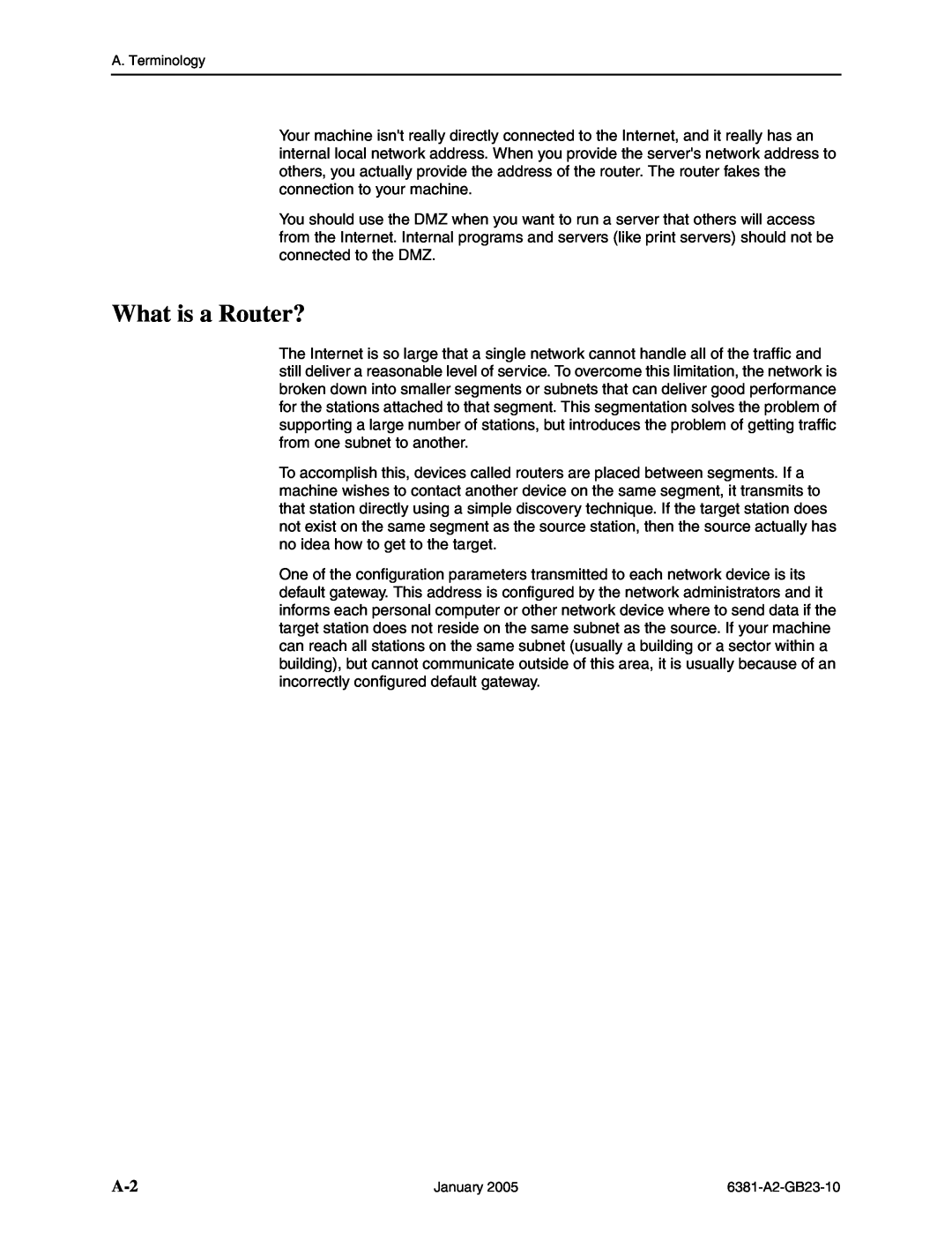 Paradyne 6381-A3 manual What is a Router? 