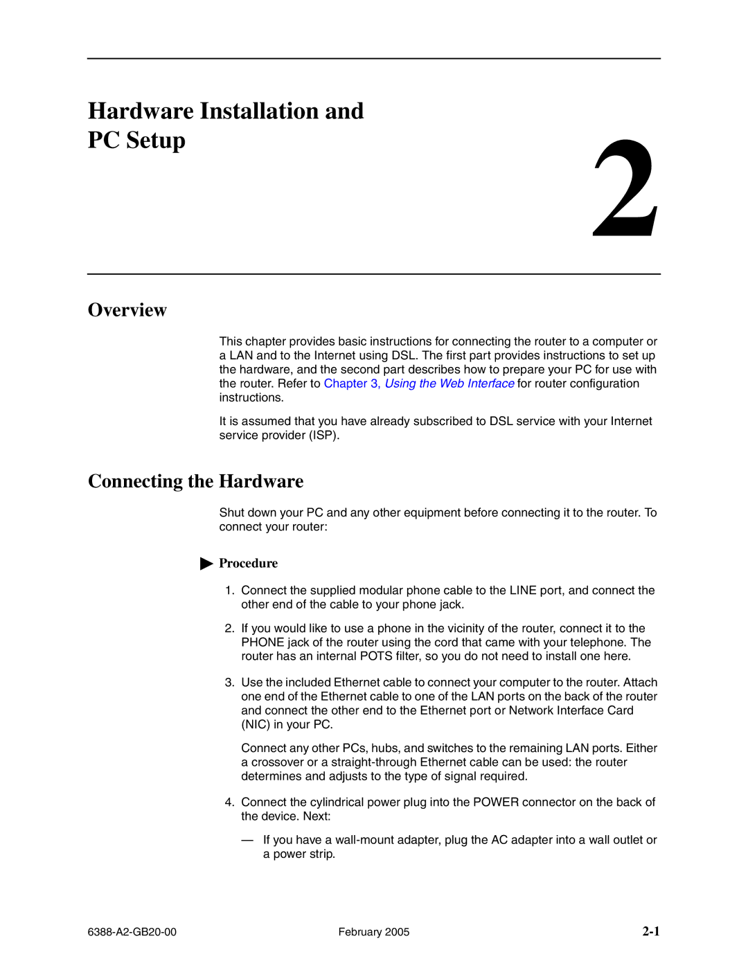 Paradyne 6388 manual Overview, Connecting the Hardware 