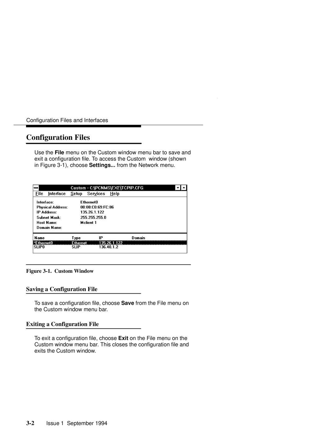 Paradyne 6700-A2-GB22-00 manual Configuration Files, Saving a Configuration File, Exiting a Configuration File 