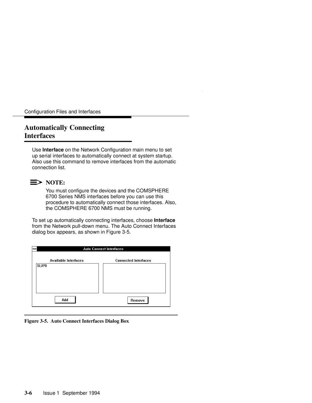 Paradyne 6700-A2-GB22-00 manual Automatically Connecting Interfaces, Auto Connect Interfaces Dialog Box 