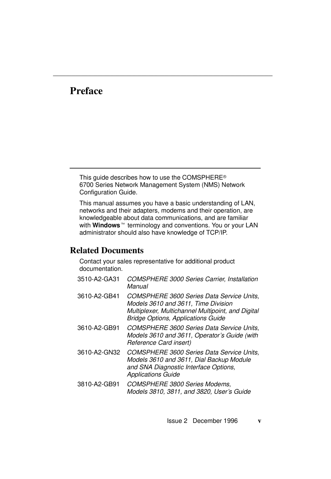 Paradyne 6700 SERIES manual Preface, Related Documents 