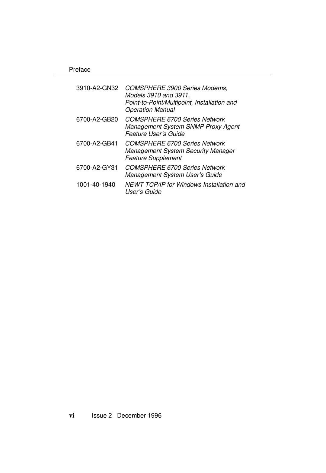 Paradyne 6700 SERIES manual Preface 