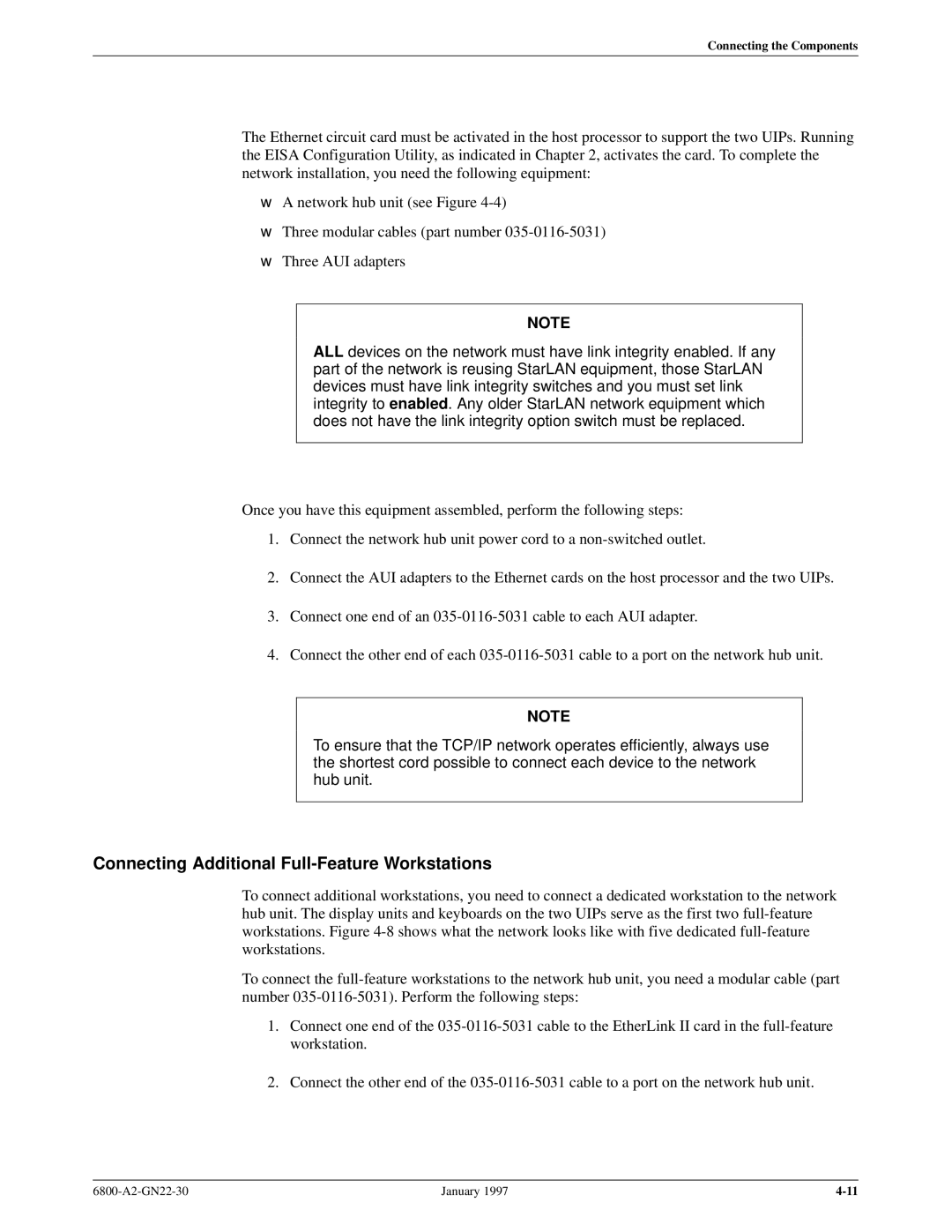 Paradyne 6800 manual Connecting Additional Full-Feature Workstations 