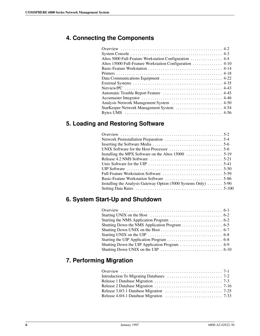 Paradyne 6800 manual Connecting the Components 